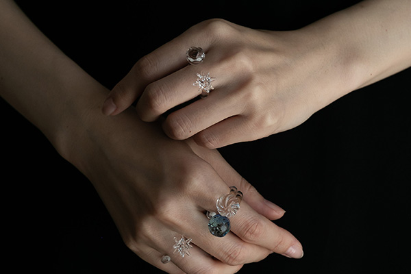 New Jewelry for CIBONE - ayako glass -