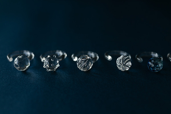 New Jewelry for CIBONE - ayako glass -