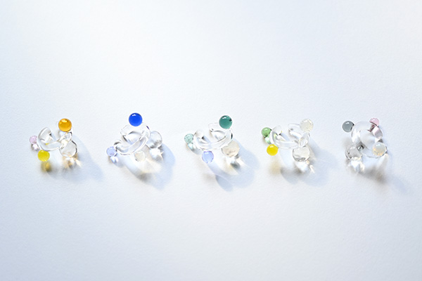 New Jewelry for CIBONE - ayako glass -