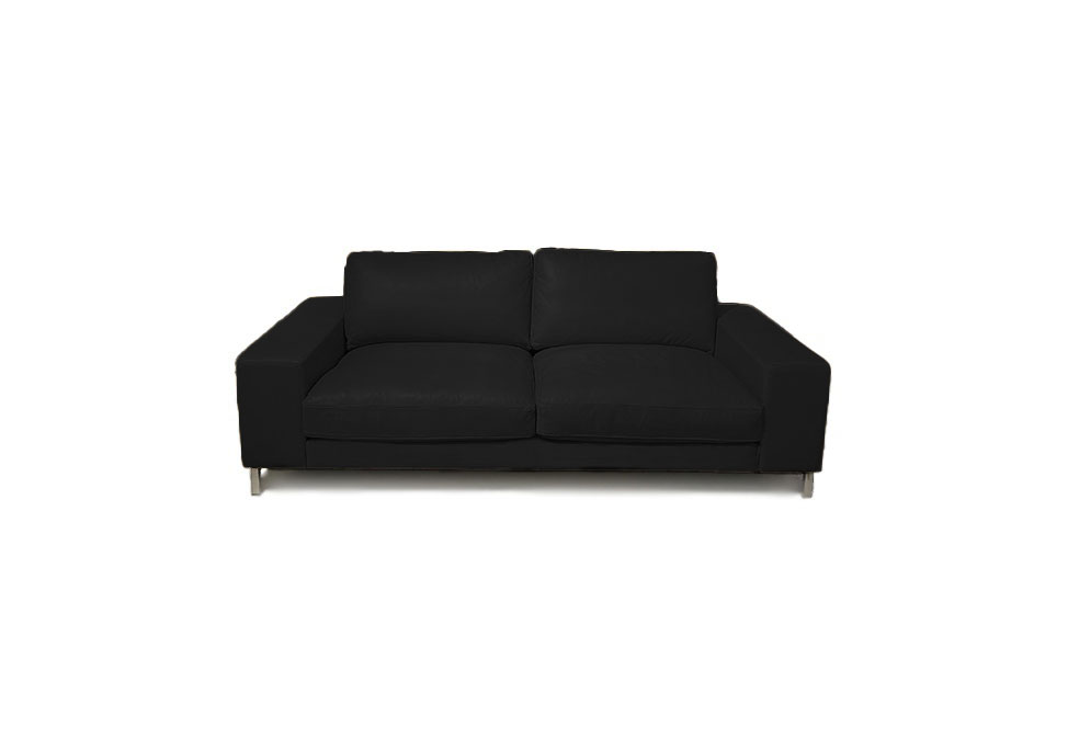 CIBONE ROBELE SOFA 3P 本革 黒 ソファ 使用感あり　送料込 CIBONE / シボネ】ROBELE SOFA ロベール ソファ 2P / Alterna