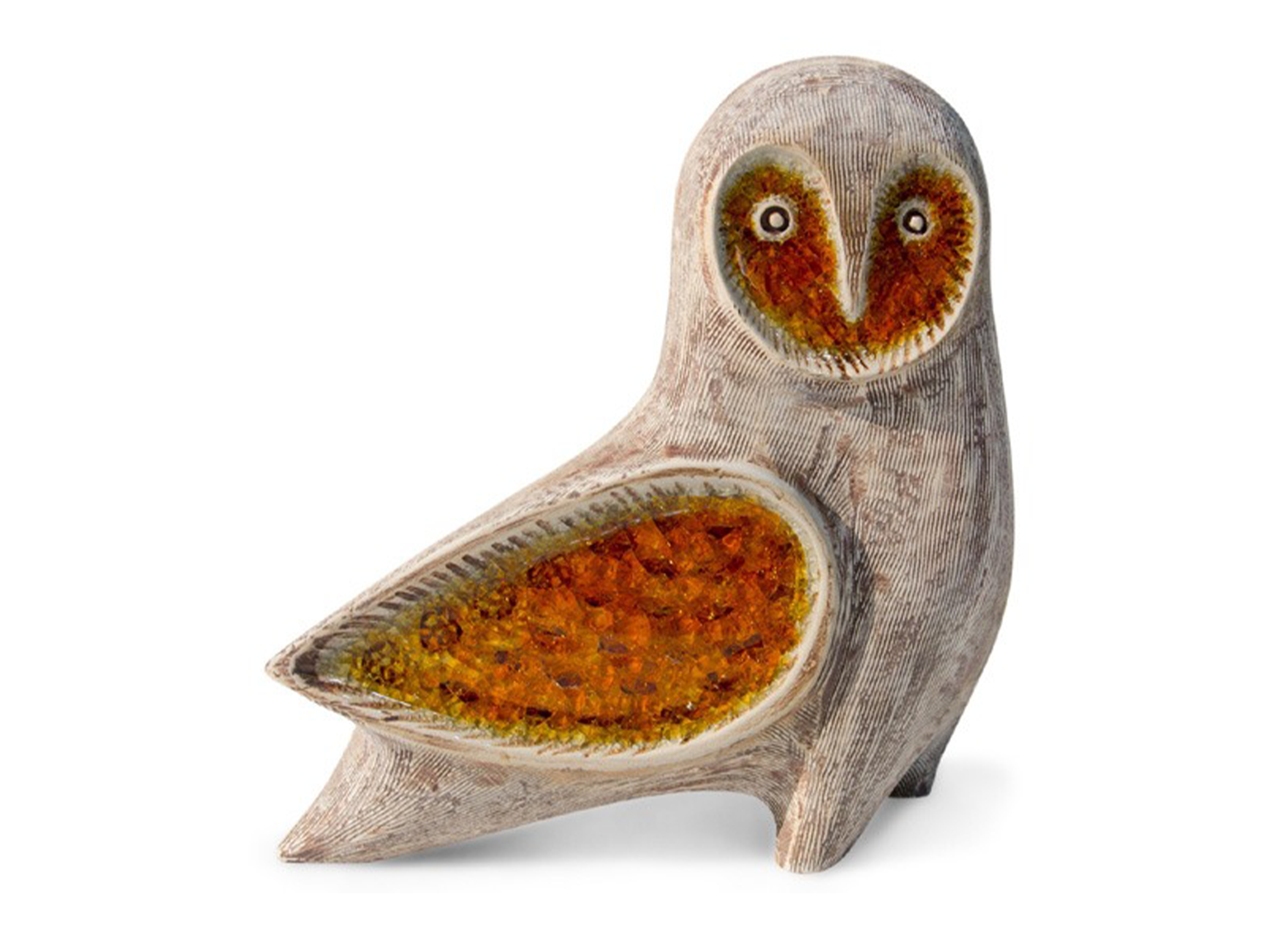 【JONATHAN ADLER / ジョナサン アドラー】GLASS MENAGERIE BARN OWL ガラス オブジェ