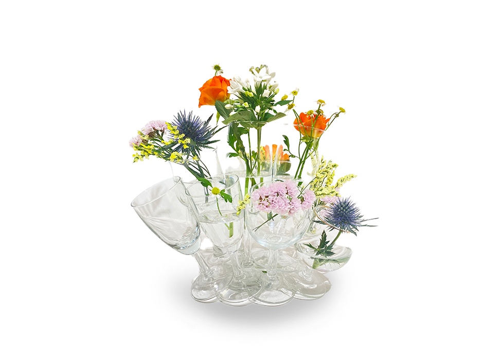 【STUDIO KALFF / スタジオカーフ】The Glass Vases 花器 / M