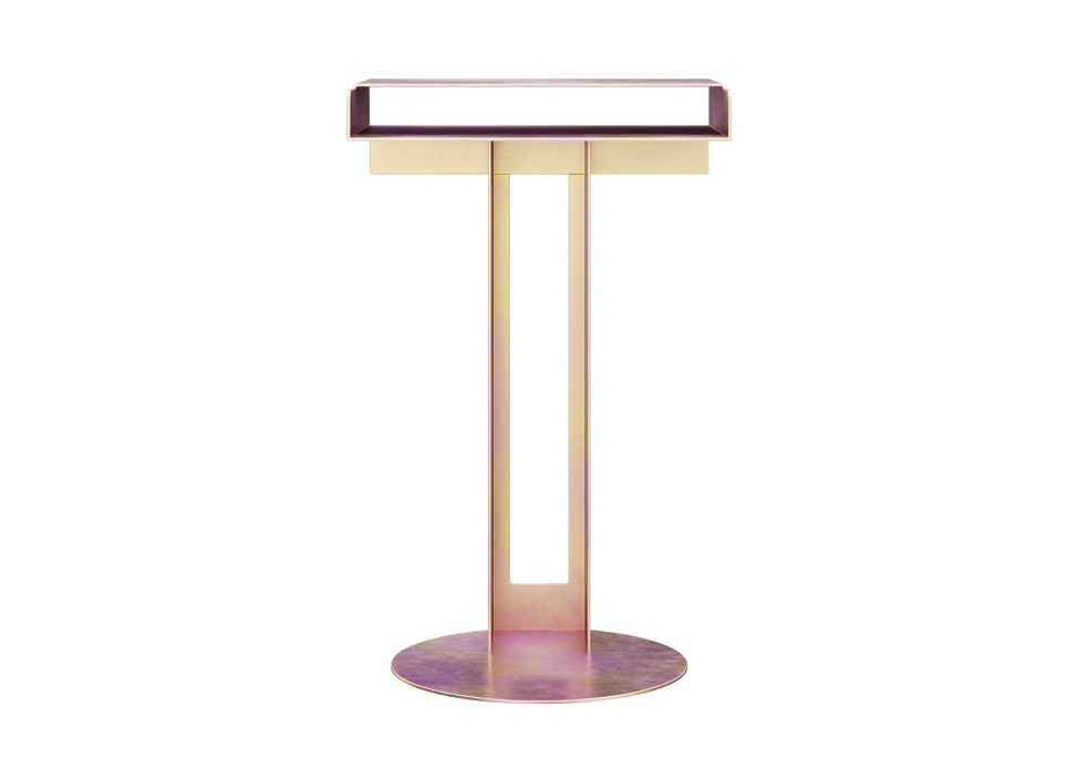 【NEW TENDENCY / ニュー テンデンシー】Meta Side Table サイド テーブル / Yellow Chromate