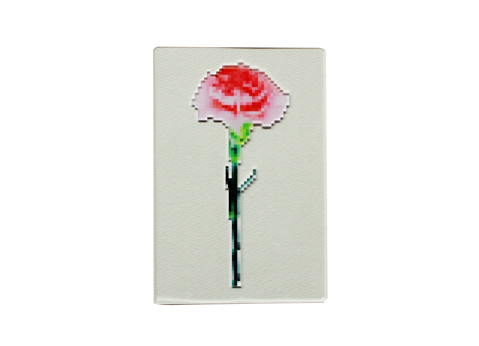 toumei / トウメイ】pixel flower card（カーネーション）の商品