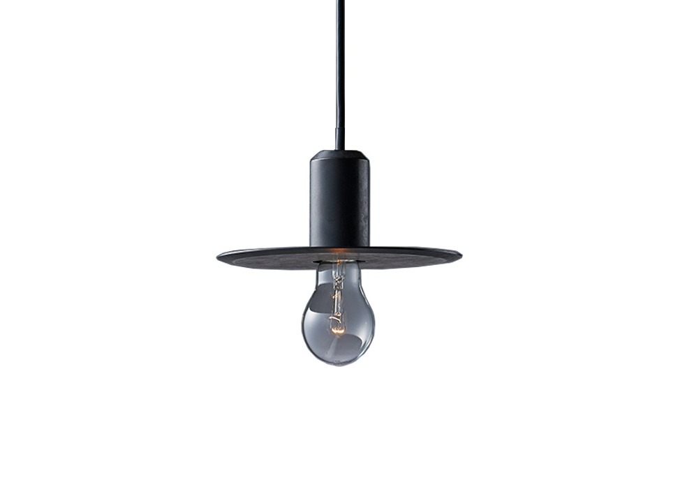 【ニューライトポタリー】bullet flat shade/190/ブラック Bullet flat shade / 190 - NEW LIGHT POTTERY