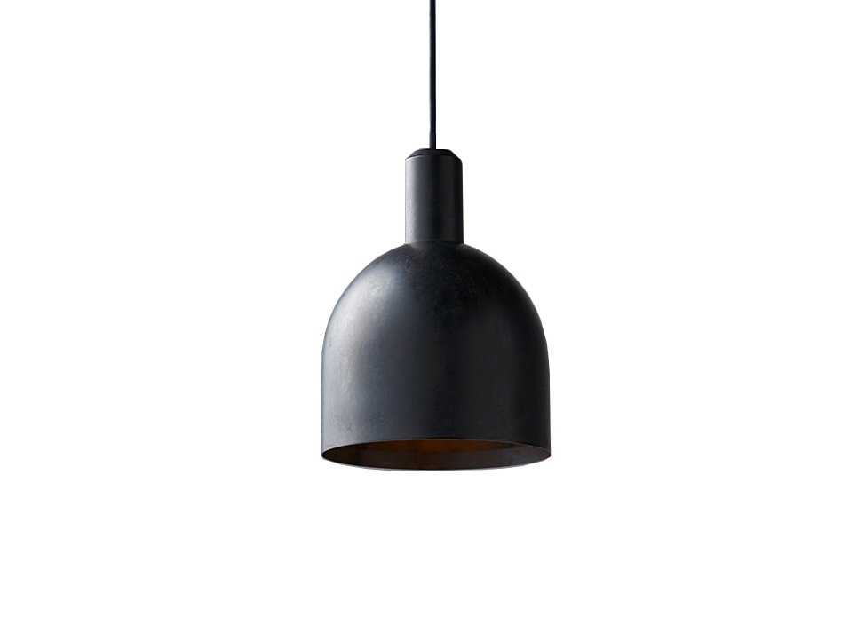 【NEW LIGHT POTTERY / ニューライトポタリー】Bullet round shade ペンダント ライト /black