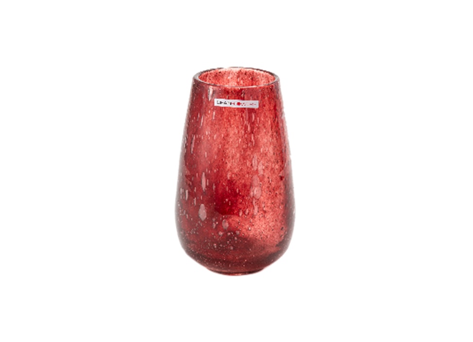 【Henry Dean / ヘンリーディーン】花器 Stromboli Vase XS / ガーネット