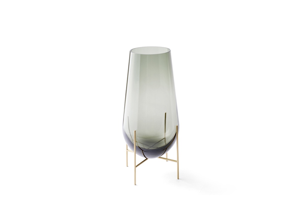 【MENU / メニュー】Echasse Vase M （Smoke）