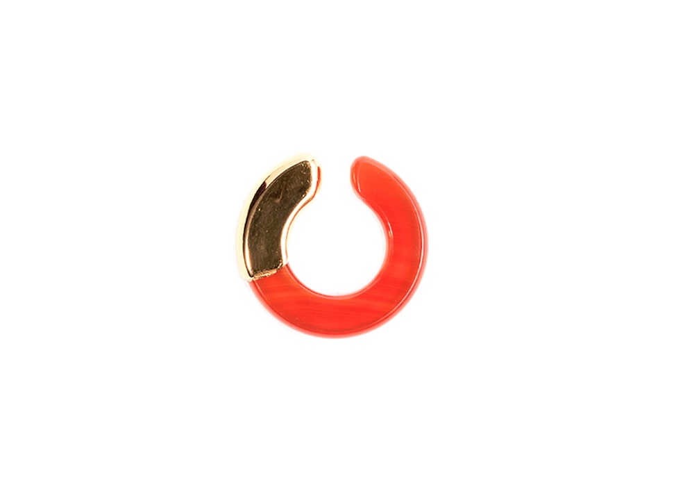 アクセサリー Preek Ukishima red agate ear cuff PREEK - 【残り一点】Ukishima Red Agate Ear Cuff(片耳用
