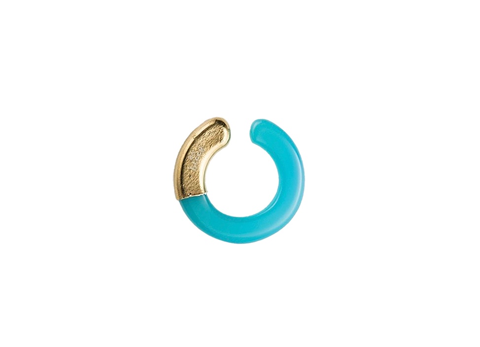 Preek　イヤーカフ　米津玄師　UKISHIMA PREEK - 【残りわずか】Ukishima Sea Blue Chalcedony Ear Cuff