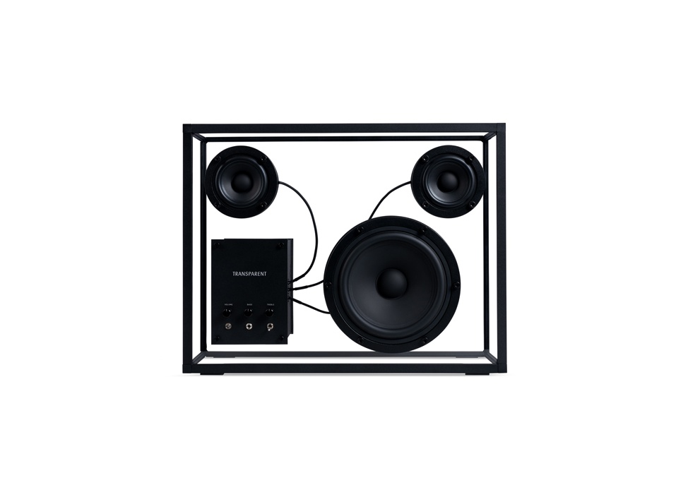 TRANSPARENT / トランスペアレント】スピーカー （BK×RD）の商品詳細