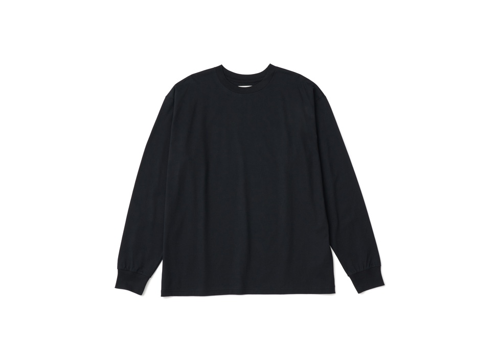 【Onnod / オンノッド】ロングスリーブTシャツ Long sleeve t-shirt Black