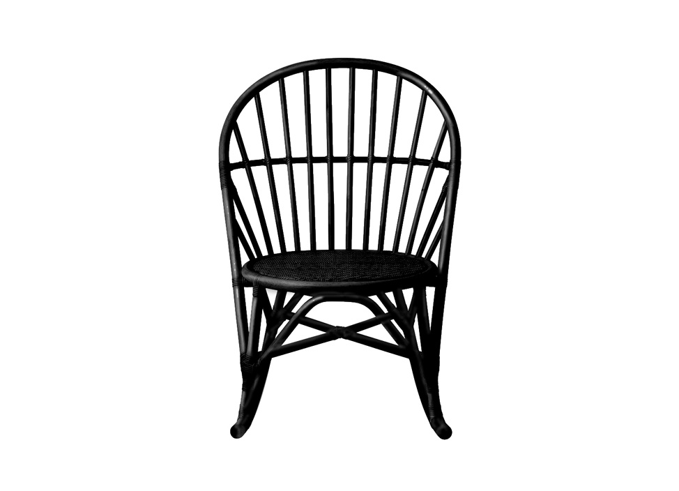 TOU / トウ】WR rocking chair ロッキングチェア Blackの商品詳細