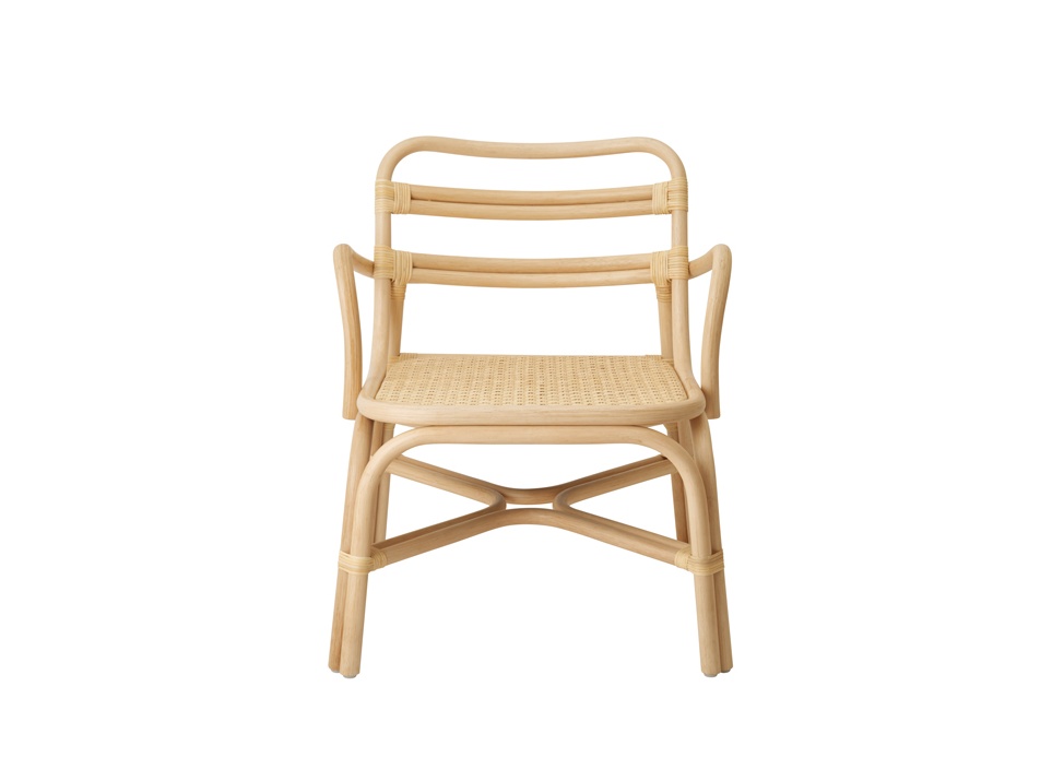 A*様 TOU/ラタン製ラウンジチェア 東谷 パーソナルチェア 椅子 おしゃれ 座面高35 ラウンジチェア