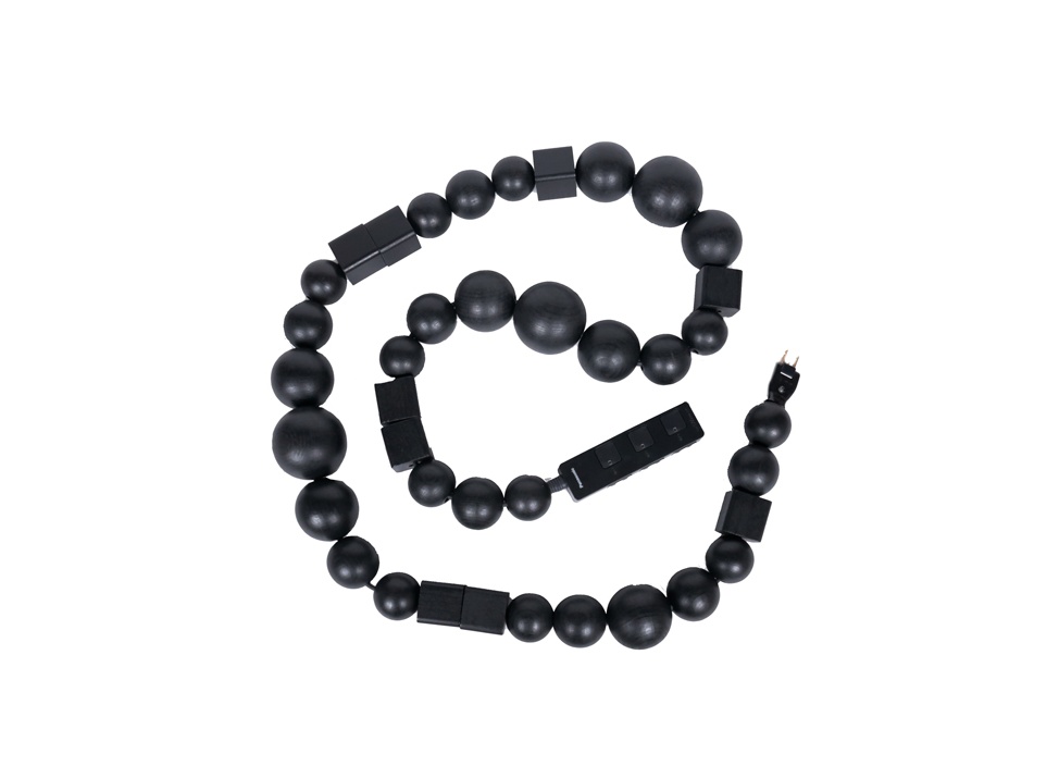 【BLESS / ブレス】CABLE JEWELRY ケーブルジュエリー multi plug（Black&Black）