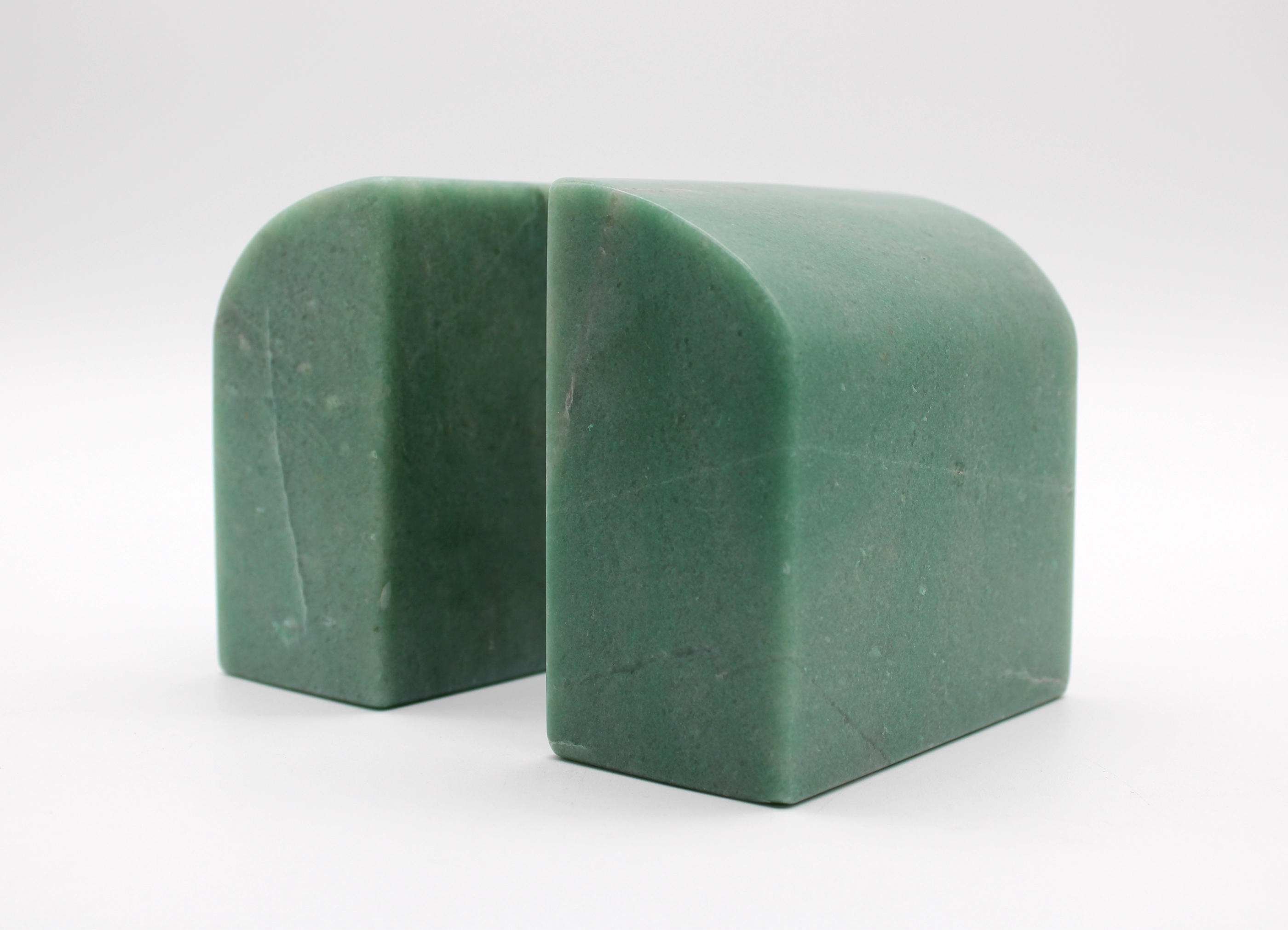 【CIBONE/シボネ】STONE BOOKEND SET / グリーン ブックエンド