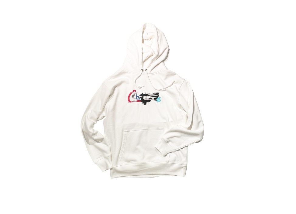 【別注 Nukeme × CIBONE】Hoodie White / CIBONE × Nukeme