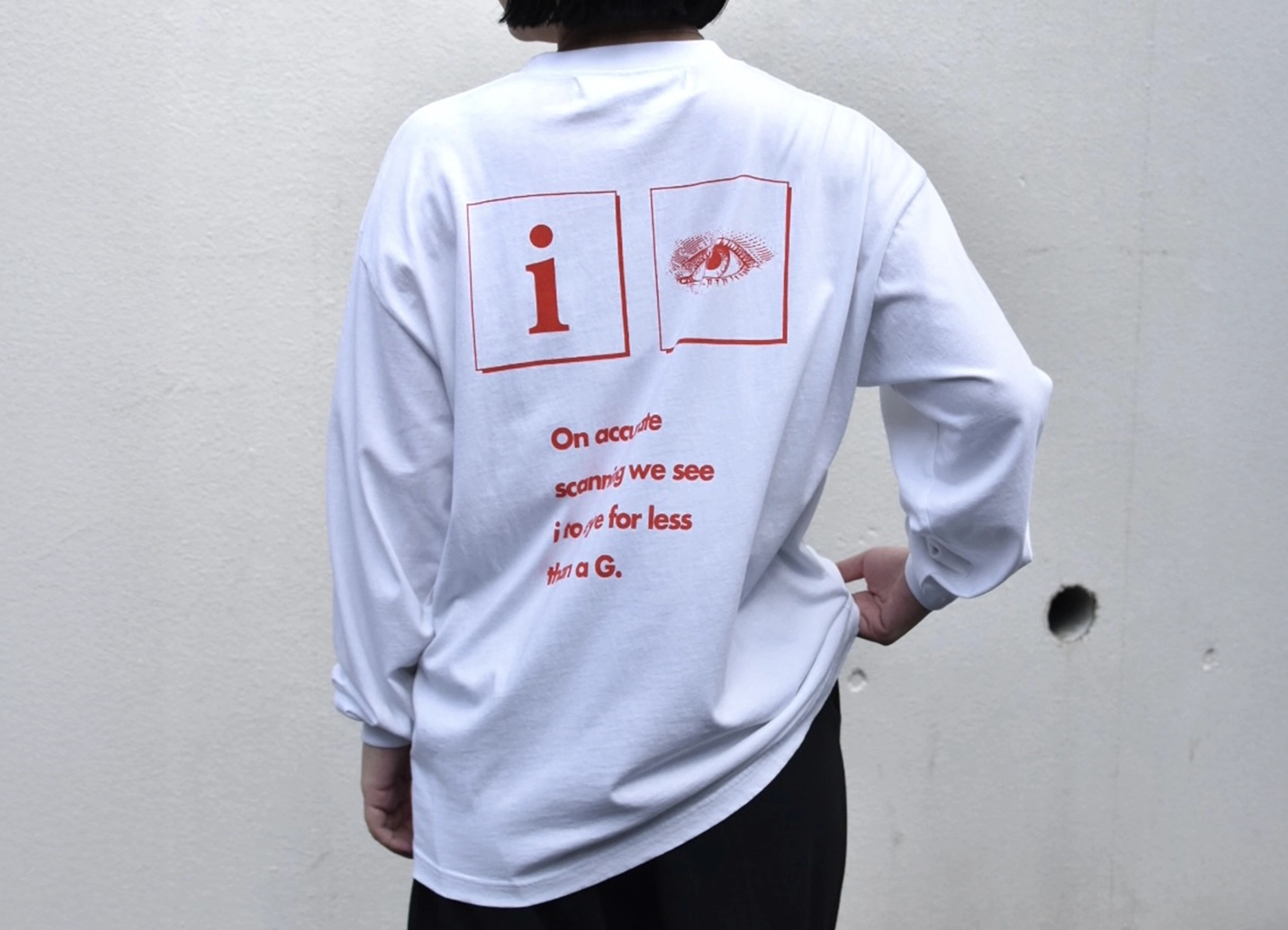 【別注 Ophrys / オフリス】LONG SLEEVE T-SHIRT ロンT / ホワイト