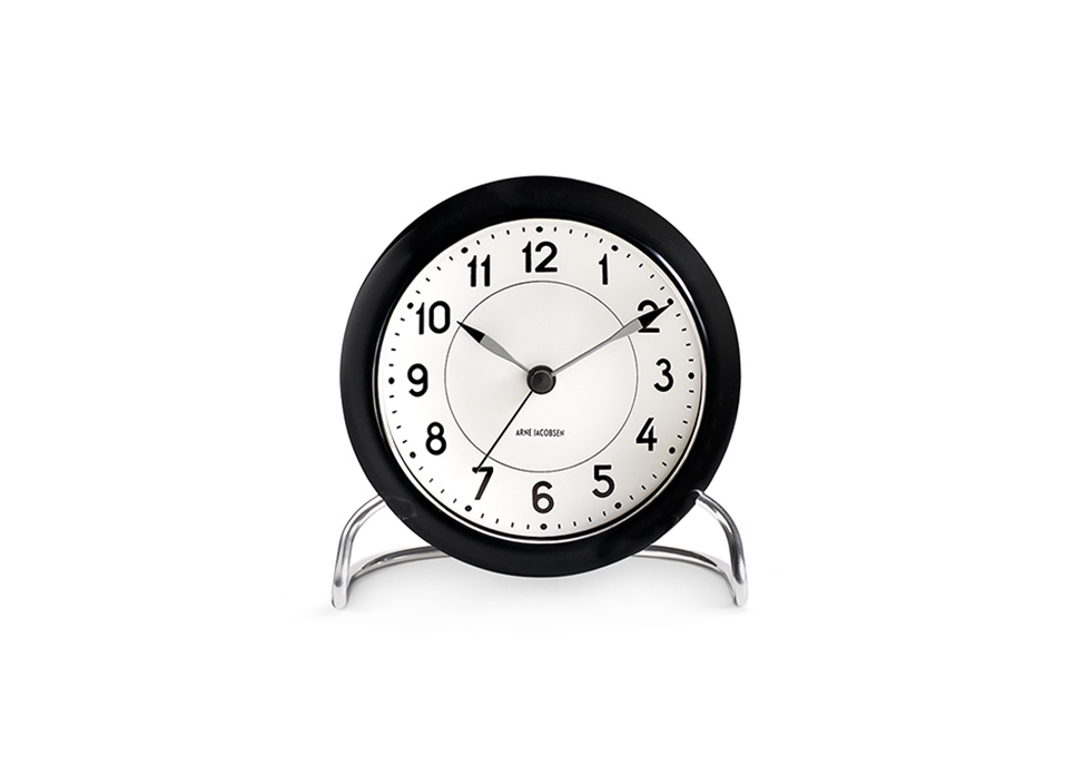【ARNE JACOBSEN/アルネ ヤコブセン】Table Clock 時計 STATION / Black