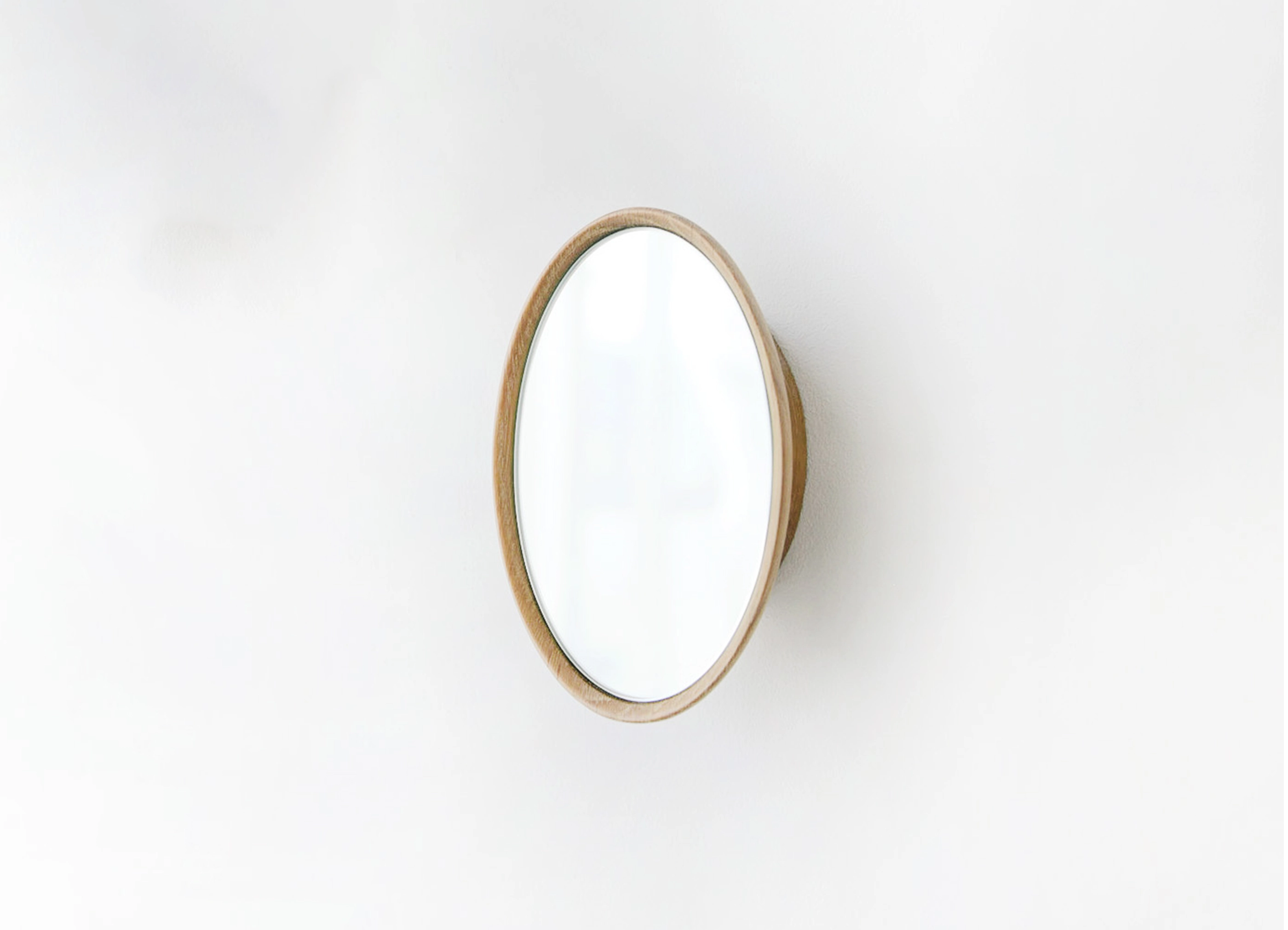 【MURPH / マーフ】omｍ（oval mini mirror）/ white oil ウォールミラー
