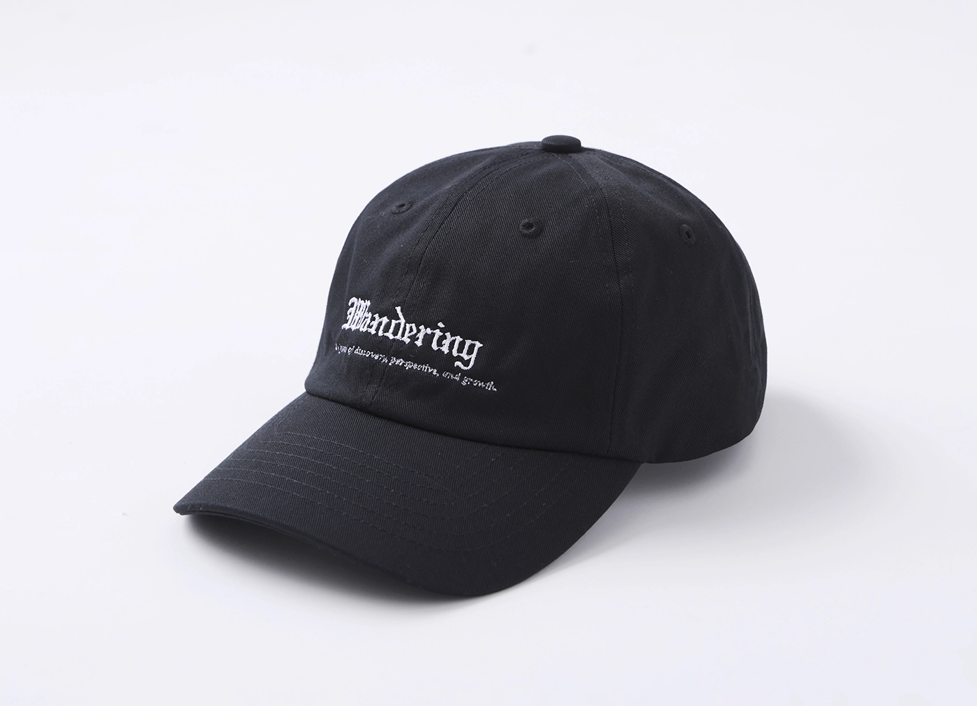 【別注 Ruro / ルロー】MESSAGE CAP キャップ / ブラック