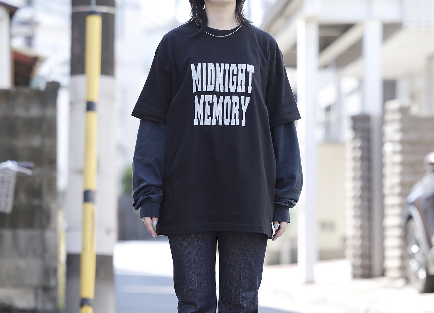 【別注 Ruro / ルロー】UNISEX TEE Tシャツ / ブラック