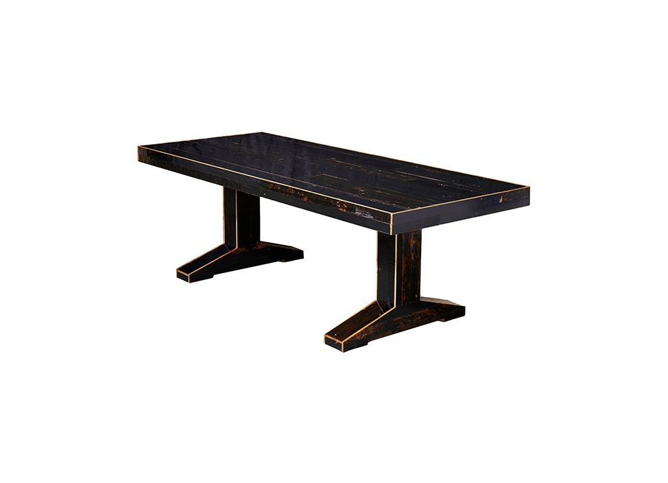 【PIET HEIN EEK / ピート・へイン・イーク】CANTEEN TABLE IN SCRAPWOOD テーブル / Black