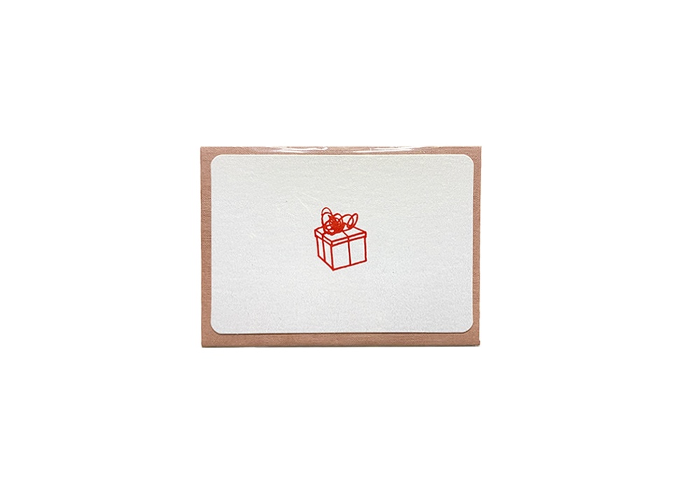 【le typographe / ル タイポグラフィ】ギフトカード MINI CARD + ENVELOPE FEATHER / ギフト