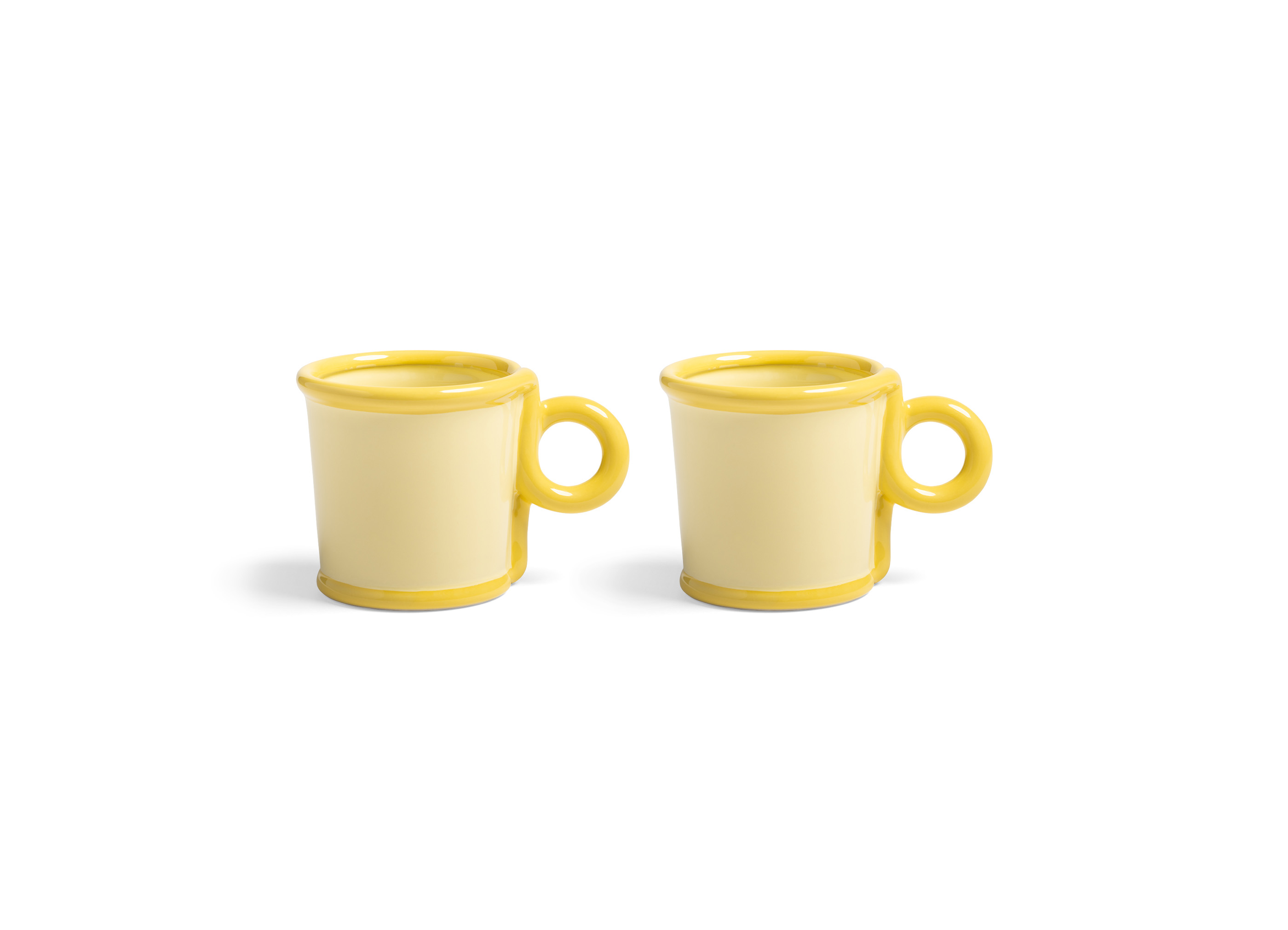 【&Klevering / アンドクレベリン】Mug loop large set マグカップ セット イエロー