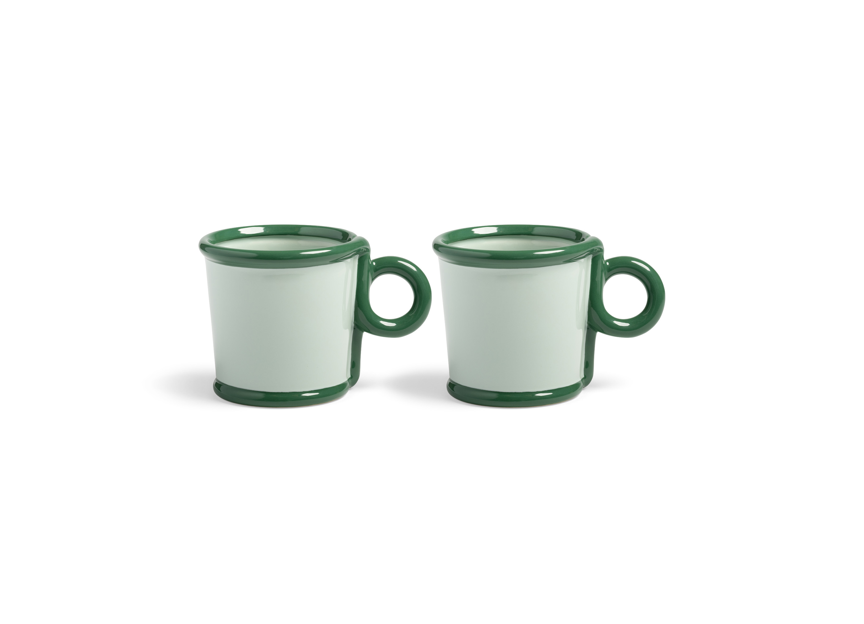 【&Klevering / アンドクレベリン】Mug loop large set マグカップ セット グリーン