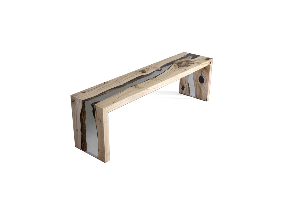 【alcarol / アルカロール】CREEK BENCH ベンチ CHESTNUT