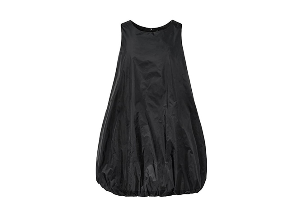 【AMOMENTO / アモーメント】Nylon Volume Mini Dress ワンピース XS