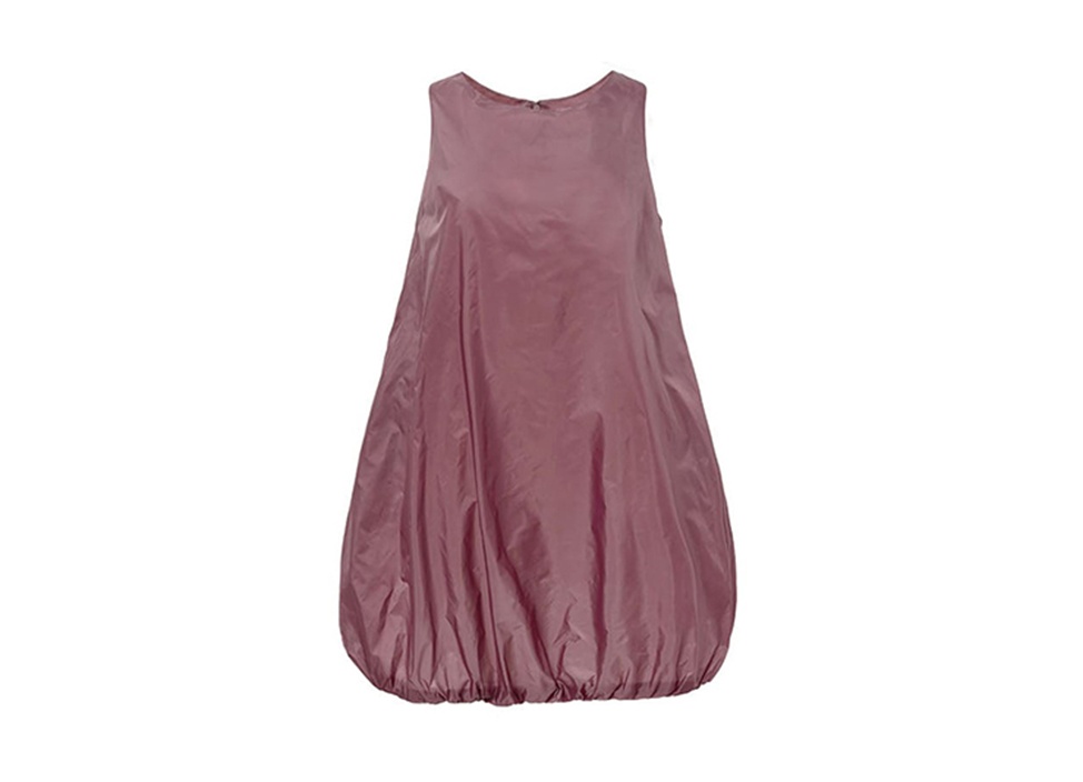 AMOMENTO / アモーメント】Nylon Volume Mini Dress ワンピース