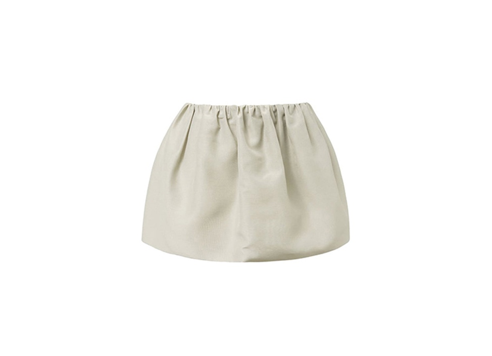 【AMOMENTO / アモーメント】Shirring Organza Belt Skirt スカート XS