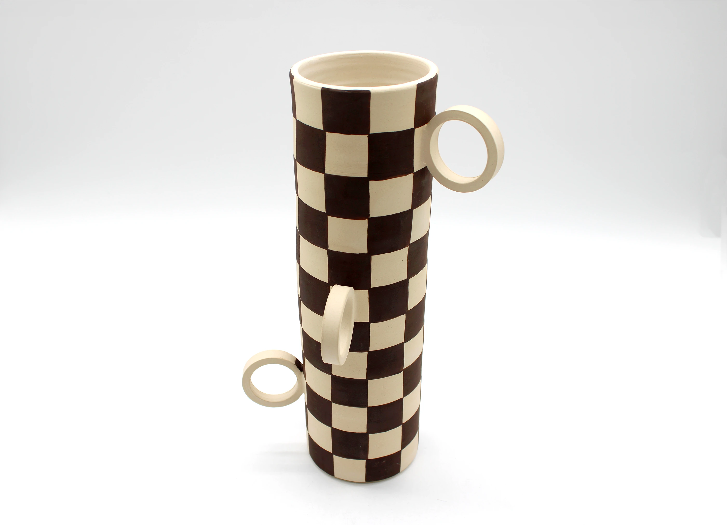 【MELLOW / メロウ】Checkered vase / チェッカード ベース