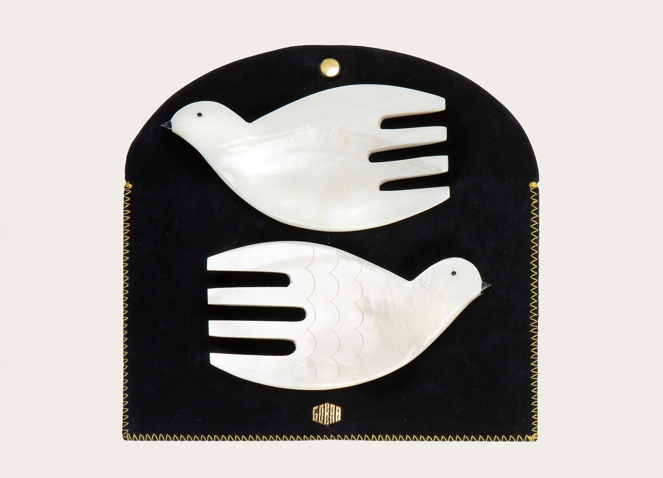 【GOHAR WORLD / ゴハール・ワールド】SALAD SERVERS DOVE サラダサーバー