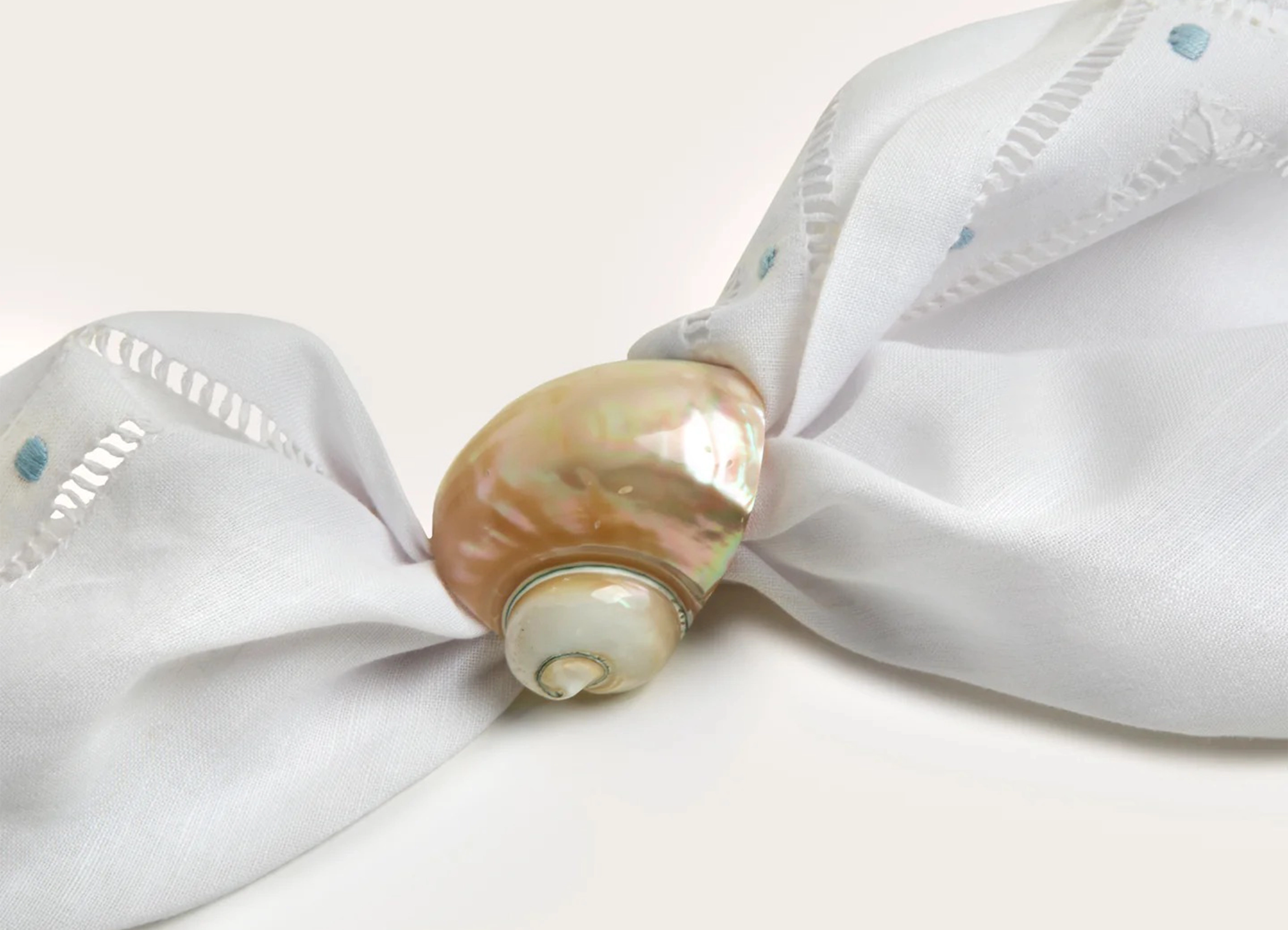 【GOHAR WORLD / ゴハール・ワールド】NAPKIN RINGS SHELL ナプキンリング