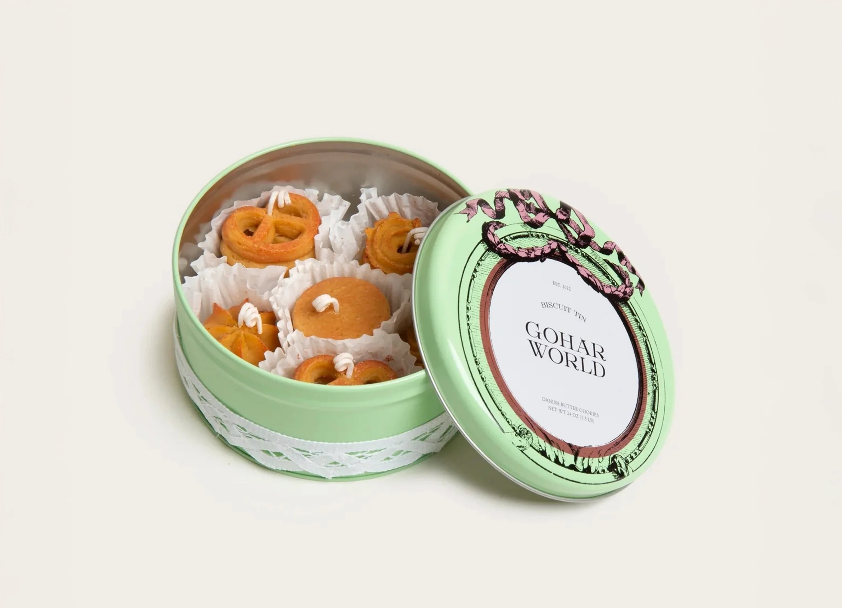 【GOHAR WORLD / ゴハール・ワールド】CANDLE GOHAR WORLD WORLD BISCUIT TIN キャンドル