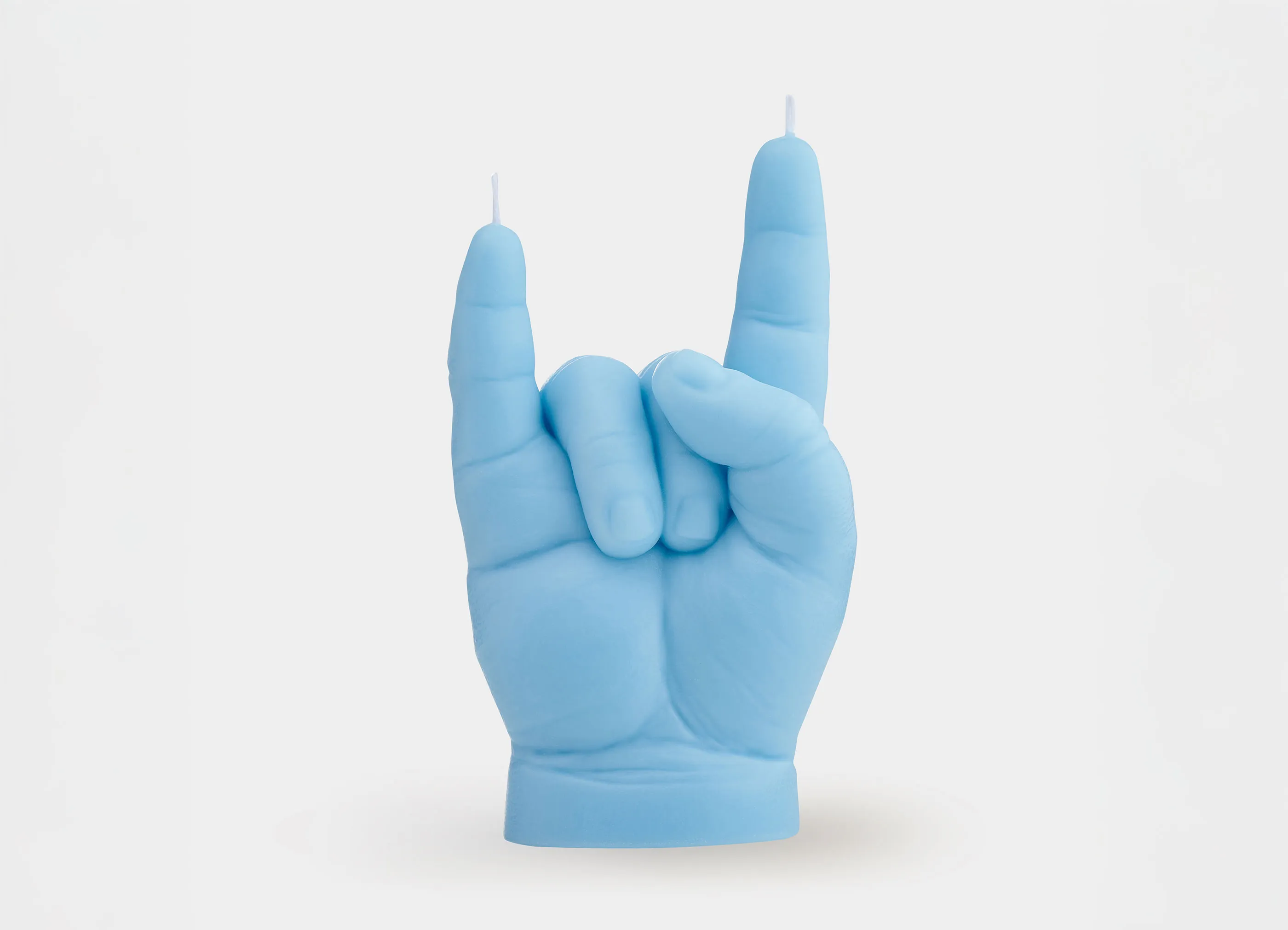 【CANDLEHAND / キャンドルハンド】Baby hand candle Baby You Rock / パステルブルー