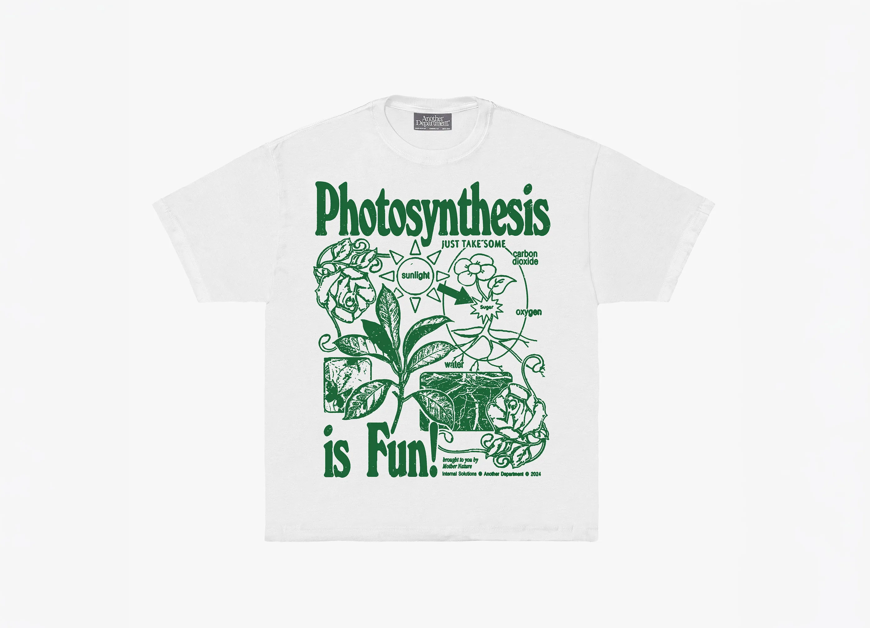 【ANOTHER DEPARTMENT / アナザーデパートメント】Photosynthesis T-Shirt フォトシンセシス Tシャツ / ホワイト