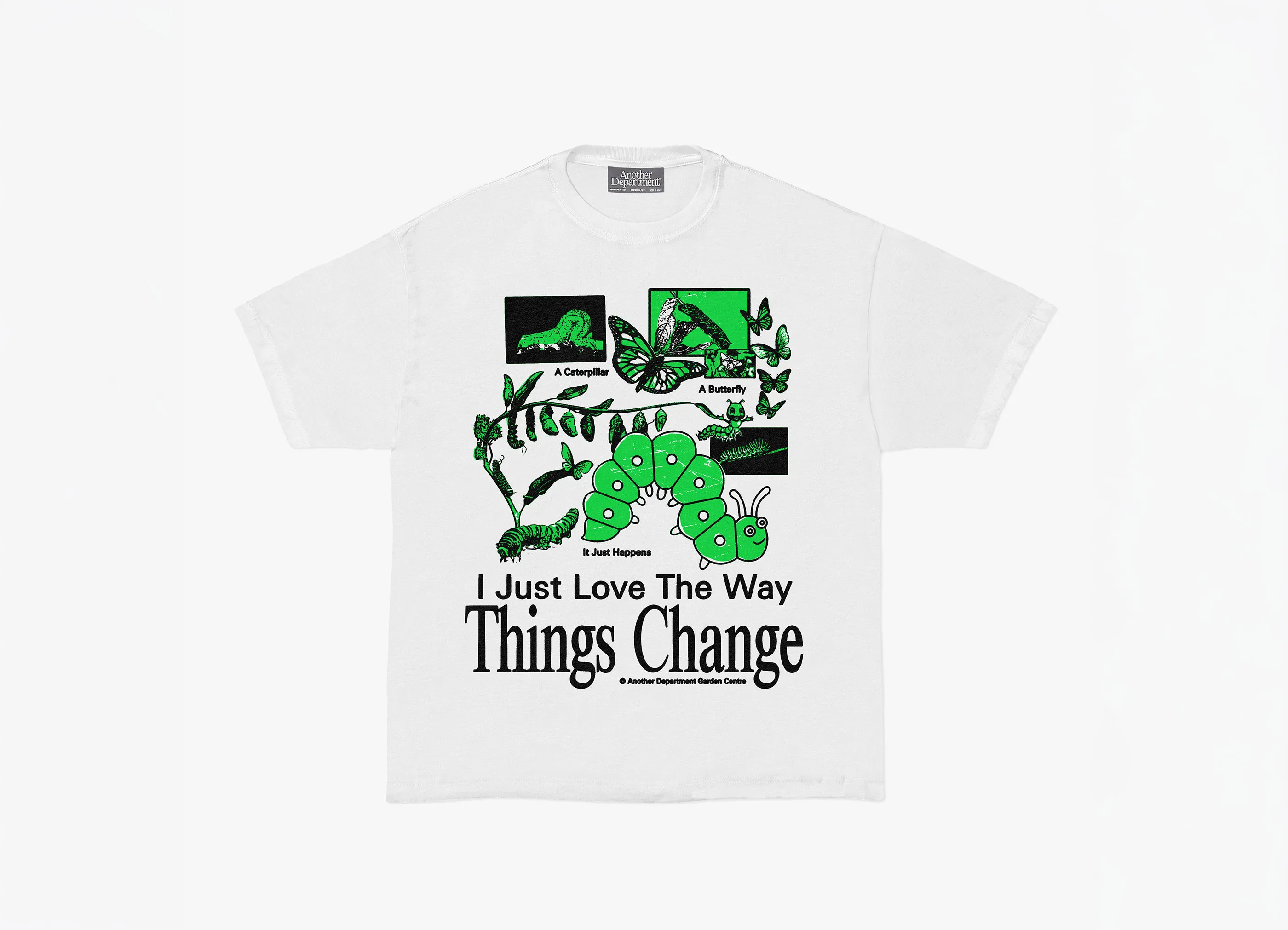 【ANOTHER DEPARTMENT / アナザーデパートメント】Things Change T-Shirt シングス チェンジ Tシャツ / ホワイト