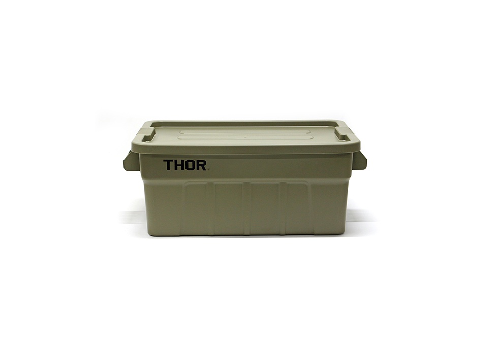 【THOR / ソー】THOR Large Totes With Lid 蓋つきコンテナ 53L / オリーブ