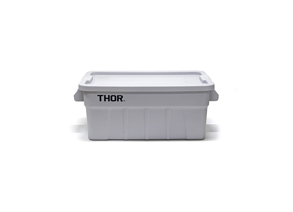 【THOR / ソー】THOR Large Totes With Lid 蓋つきコンテナ 53L / ライトグレー