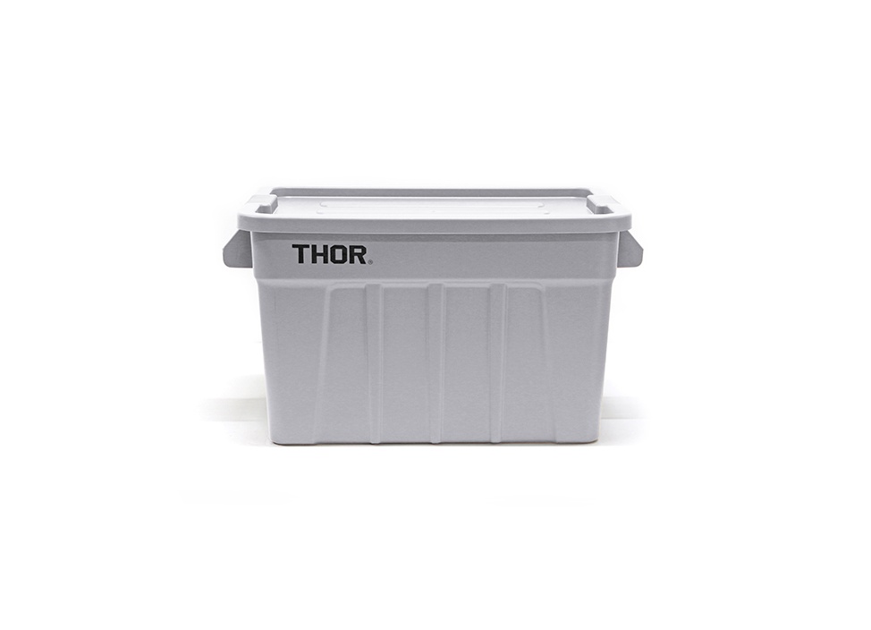 【THOR / ソー】THOR Large Totes With Lid 蓋つきコンテナ 75L /ライトグレー