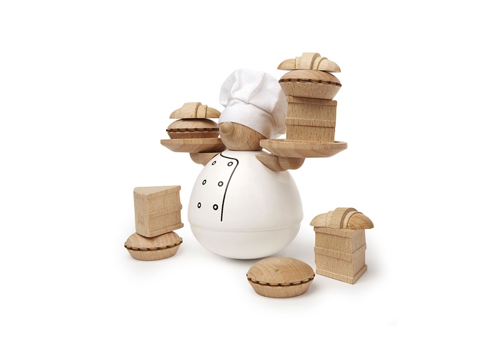 【Kikkerland / キッカーランド】Balance The Baker おもちゃ