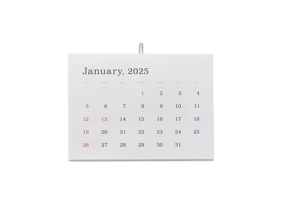 【ANDO GALLERY / アンドーギャラリー】2025 CALENDAR