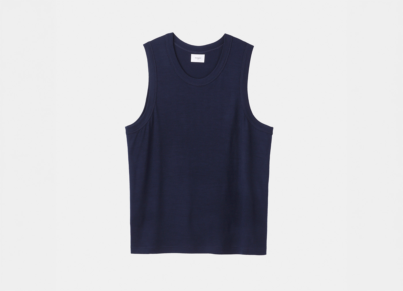 【WRAPINKNOT WOOL WEAR / ラッピンノット ウール ウェア】Tanktop タンクトップ / ネイビー