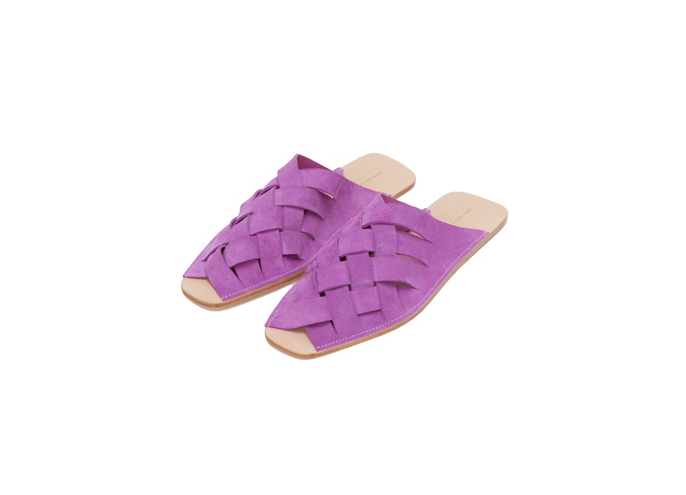 【Hender Scheme / エンダースキーマ】Crossed slipper スリッパ M / Purple