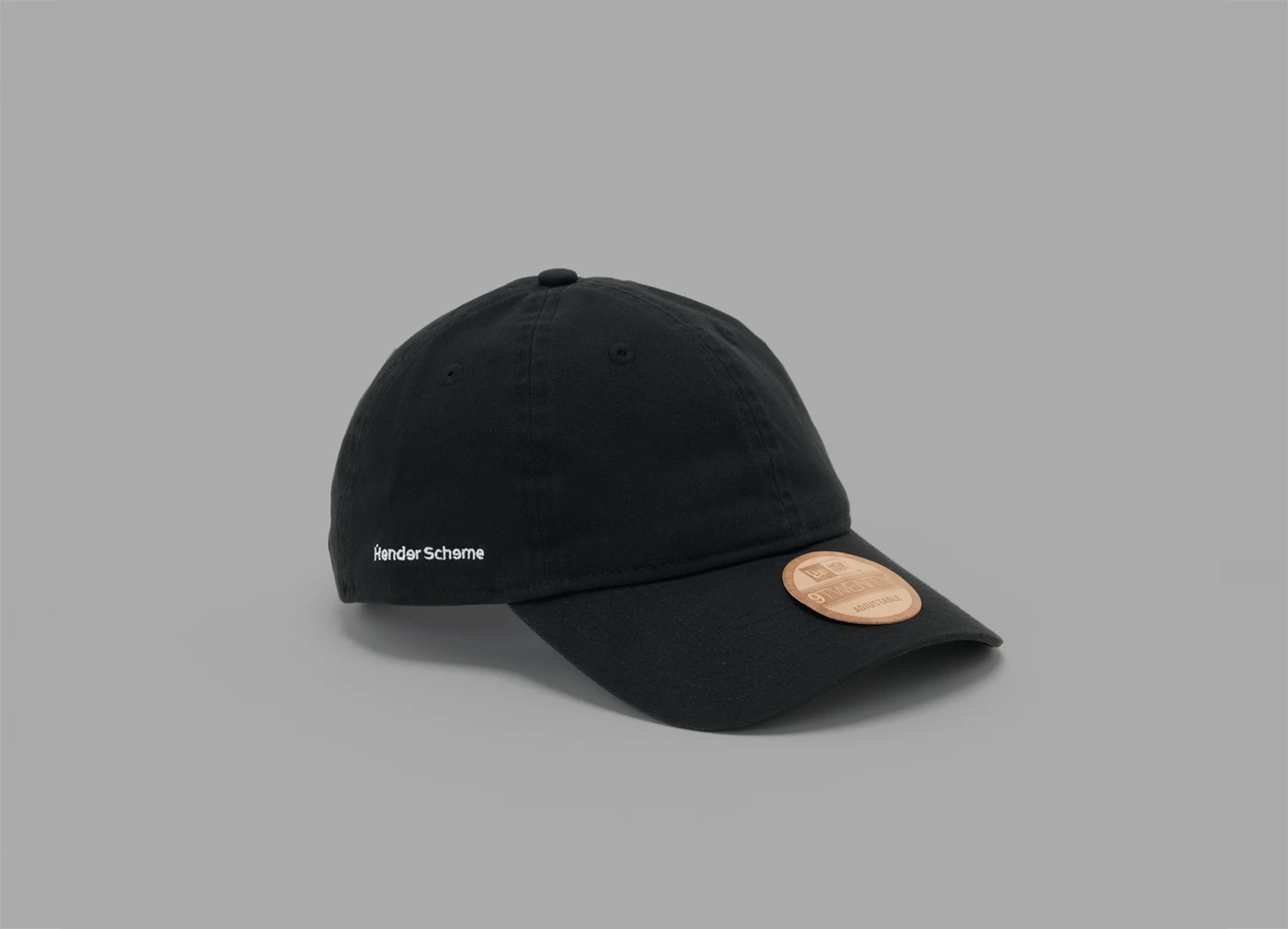 【HENDER SCHEME × NEW ERA / エンダー スキーマ × ニュー エラ】9TWENTY Hender Scheme Side Logo ナイン トゥエンティ エンダー スキーマ サイド ロゴ / ブラック