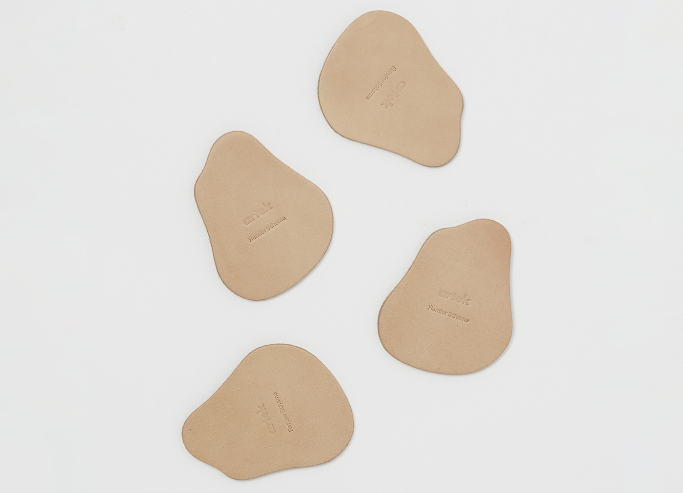 【Artek + Hender Scheme / アルテック + エンダースキーマ】Coasters (4pcs) コースターセット / ナチュラル